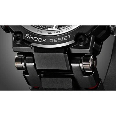 Pre-owned Casio G-shock Mtg-b1000b-1ajf Red Black Mt-g Radio Solar Men's Watch In Box