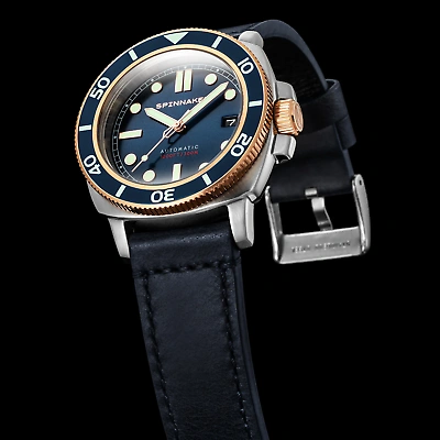 Pre-owned Spinnaker Hull Automatic Officer Blue