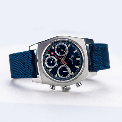 Pre-owned Sugess S419gse Swan Neck X Domed Sapphire Chrono Mechanical Watch Seagull 1963