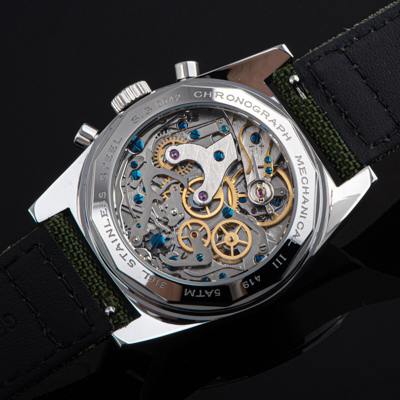 Pre-owned Sugess S419gse Swan Neck X Domed Sapphire Chrono Mechanical Watch Seagull 1963