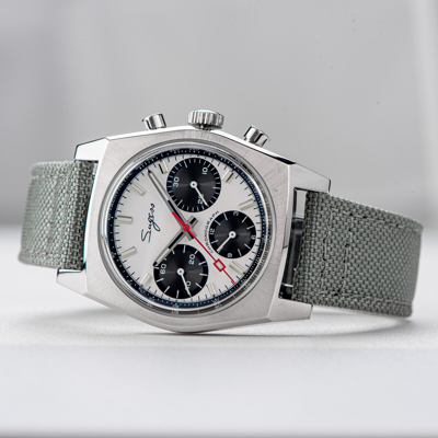 Pre-owned Sugess S419gsp Swan Neck X Domed Sapphire Chrono Mechanical Watch Seagull 1963