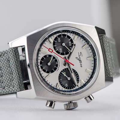 Pre-owned Sugess S419gsp Swan Neck X Domed Sapphire Chrono Mechanical Watch Seagull 1963