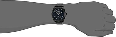 Pre-owned Nixon Men's A950001 C39 Ss Analog Display Swiss Quartz Black Watch