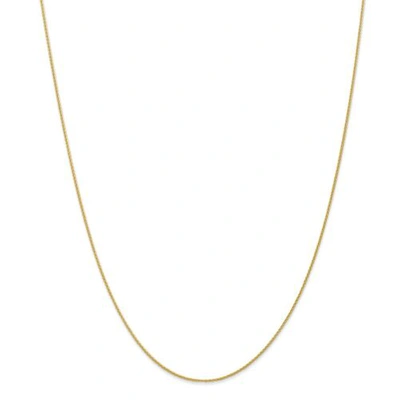Pre-owned Accessories & Jewelry 14k Yellow Gold 0.95mm Solid Parisian Wheat Chain W/ Lobster Clasp 14" - 30"