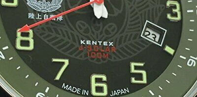 Pre-owned Kentex Watch Jsdf Standard Solar Ground Self Defense Force Model S715m-04