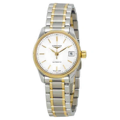 Pre-owned Longines Master Automatic White Dial Ladies Watch L21285127