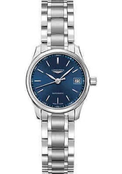 Pre-owned Longines Master Collection Automatic Blue Dial Ladies Watch L2.128.4.92.6