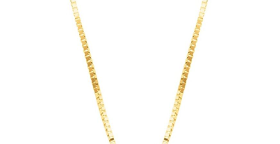 Pre-owned Teachers Jewelry 14k Yellow Gold Love Necklace Script In Heart Key Pendant 18" Cable Chain 50 Mm