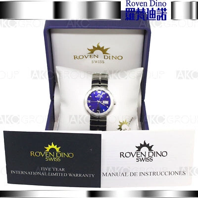 Pre-owned Roven Dino San Marco 2020mss11 Swiss Movement Mens Watch