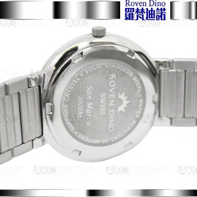 Pre-owned Roven Dino San Marco 2020mss11 Swiss Movement Mens Watch