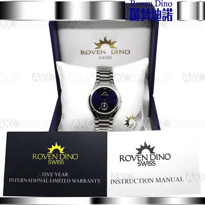 Pre-owned Roven Dino Capri 2019mss01 Swiss Movement Mens Watch