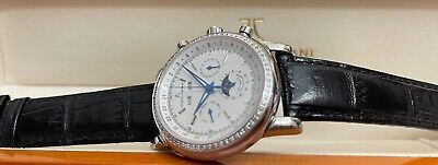 Pre-owned Jacques Cantani Meridian Men's Watch Automatic Eta Swiss 96 Diamonds Jc-935