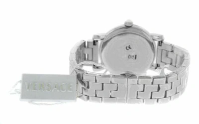 Pre-owned Versace Day Glam Vq903 0014 Stainless Steel 38mm Quartz Watch
