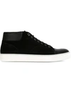 LANVIN CONTRASTING TOE HI-TOP trainers,FMSKDBM1VVELA1511052822