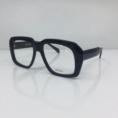 Pre-owned Goliath I Eyeglasses Ultra  1 C. Shiny Black 58-20-145mm Holland In Clear Demo Lenses