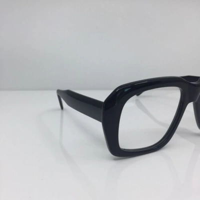 Pre-owned Goliath I Eyeglasses Ultra  1 C. Shiny Black 58-20-145mm Holland In Clear Demo Lenses