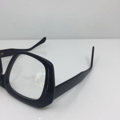 Pre-owned Goliath I Eyeglasses Ultra  1 C. Shiny Black 58-20-145mm Holland In Clear Demo Lenses