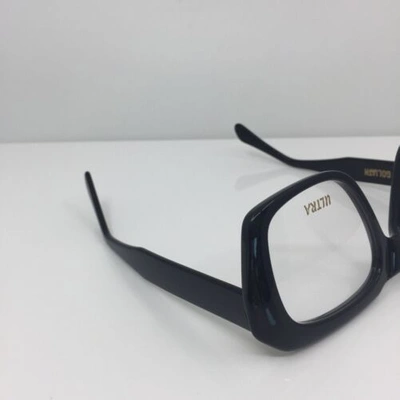 Pre-owned Goliath I Eyeglasses Ultra 1 C. Shiny Black 58-20-145mm Holland  In Clear Demo Lenses | ModeSens