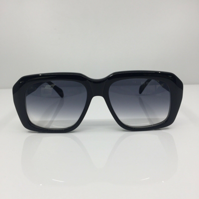 Pre-owned Goliath I Sunglasses Ultra  1 C. Shiny Black 58-20-145mm Holland In Grey Gradient