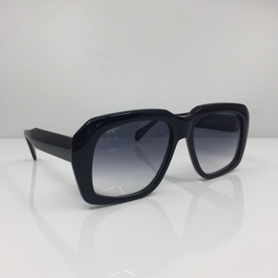 Pre-owned Goliath I Sunglasses Ultra  1 C. Shiny Black 58-20-145mm Holland In Grey Gradient
