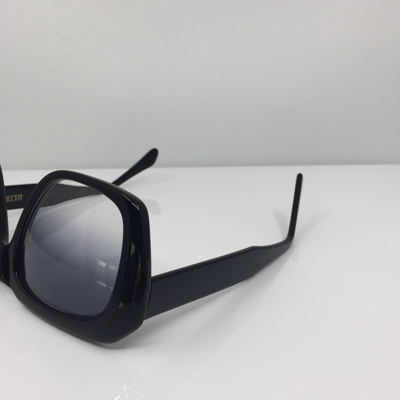 Pre-owned Goliath I Sunglasses Ultra  1 C. Shiny Black 58-20-145mm Holland In Grey Gradient