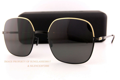 Pre-owned Mykita Brand  Sunglasses Magda Gold/jet Black/gray For Men Women