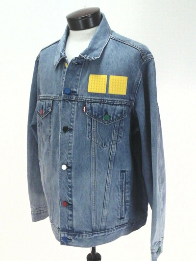 Pre-owned Levi's Lego Group X  Vintage Fit Trucker Denim Jacket Men's Sold Out In Multicolor