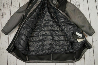 Pre-owned H&m Alexander Wang Jacket Parka Coat Scuba Us12 12 Eur42 42 Uk16 16 In Gray