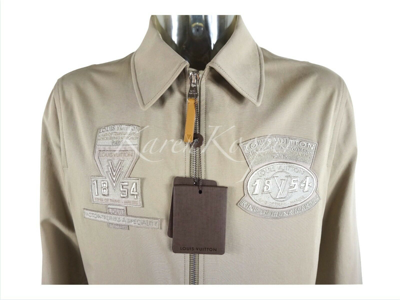 NEW LOUIS VUITTON MEN VvV PATCH GASTON JACKET COAT BEIGE BLOUSON