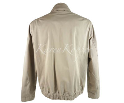 Pre-owned Louis Vuitton Men Vvv Patch Gaston Jacket Coat Beige Blouson Coat 52 / Xl