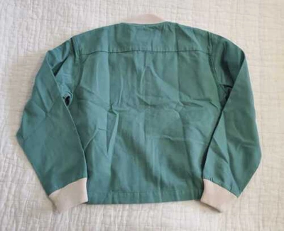 Pre-owned Levi's Men's M L  Vintage Clothing Lvc 1950s Rocket City Starburst Bomber Jacket In Green