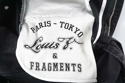 Pre-owned Louis Vuitton Authentic W/ Tags  Fragment Men Black Denim Jeans Pants Sz 36