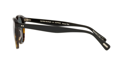 Pre-owned Oliver Peoples Desmon Sun Ov 5454su Black Shaded/midnight Express Sunglasses In Midnight Express Polarized