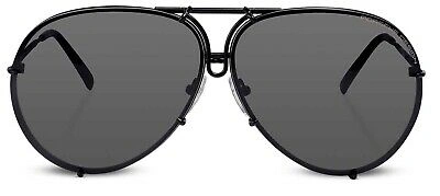 PORSCHE DESIGN Pre-owned P8478 Iconic Sunglasses D - Black/grey Blue + Extra Lenses In Grey Blue (343)