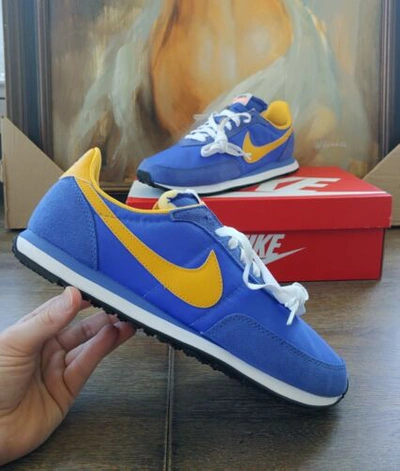 Pre-owned Nike Waffle Trainer 2 Size 9 9.5 10 10.5 11 11.5 Blue University  Gold Dh1349 402 | ModeSens