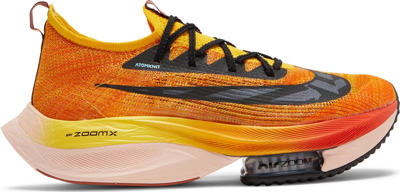 Pre-owned Nike Air Zoom Alphafly Next% Ekiden Pack Yellow Black Orange Do2407-728 Men's 10