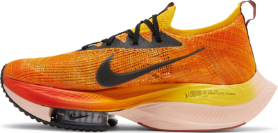 Pre-owned Nike Air Zoom Alphafly Next% Ekiden Pack Yellow Black Orange Do2407-728 Men's 10