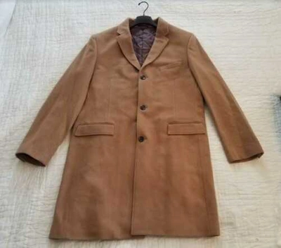 Pre-owned Jcrew J Crew Ludlow Topcoat In Italian Wool Cashmere W Thinsulate Dusty Cedar