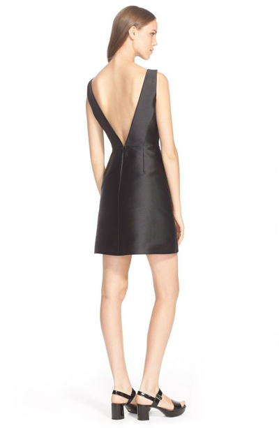 Pre-owned Kate Spade Jewel Embellished Open Back Dress Njmu5369 Black $548 – Size 10