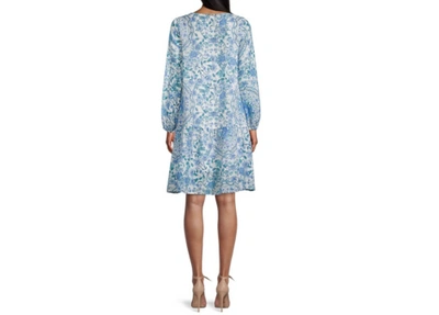 Pre-owned Johnny Was Leilani Women Mini Dress Multi Long Sleeves Size Xs S M L Xl In Multicolor