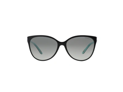 Pre-owned Tiffany & Co Tiffany Sunglasses Tf4089b 80553c Black Gray Gradient