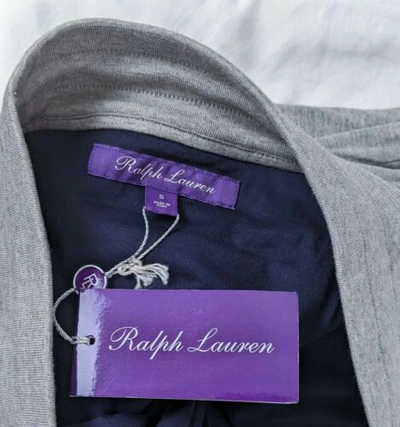 Pre-owned Ralph Lauren Purple Label Relaxed Lisle Drawstring Sweatpants Size Small In Gray