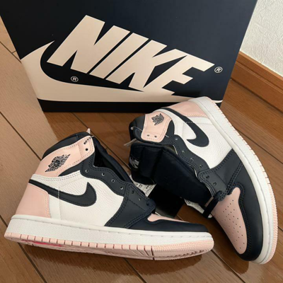 Pre-owned Jordan Nike Wmns Air  1 High Og Se Atmosphere Dd9335-641 Us Women In Multicolor