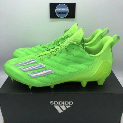 Adidas football cleats green sale