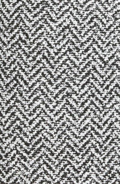 Pre-owned St John St. John Abby Bouclé Knit Dress K11wn52 Caviar Black White $995 - Size 14 In Black And White