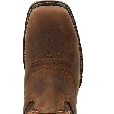Pre-owned Durango Boot Durango Maverick Xp Composite Toe Waterproof Western Work Boot Ddb0365 In Brown