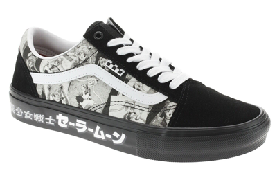 Pre-owned Vans X Sailor Moon Skate Old Skool Pretty Guardians Sailor Black Men's Size
