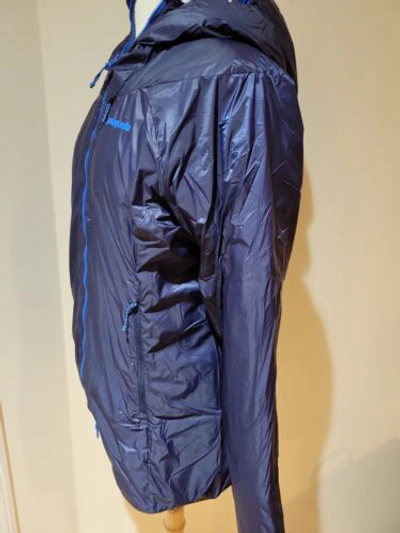 Pre-owned Patagonia Womens Xl Das Light Hoody Jacket. In Blue