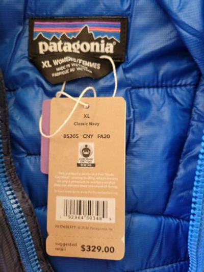 Pre-owned Patagonia Womens Xl Das Light Hoody Jacket. In Blue