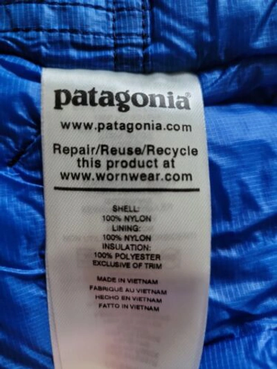 Pre-owned Patagonia Womens Xl Das Light Hoody Jacket. In Blue